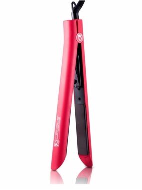 Royale Platinum Red Scarlet Hair Straightener with Ceramic Plates
